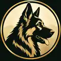 Emblema GSDBase: testa di Pastore Tedesco in un cerchio dorato